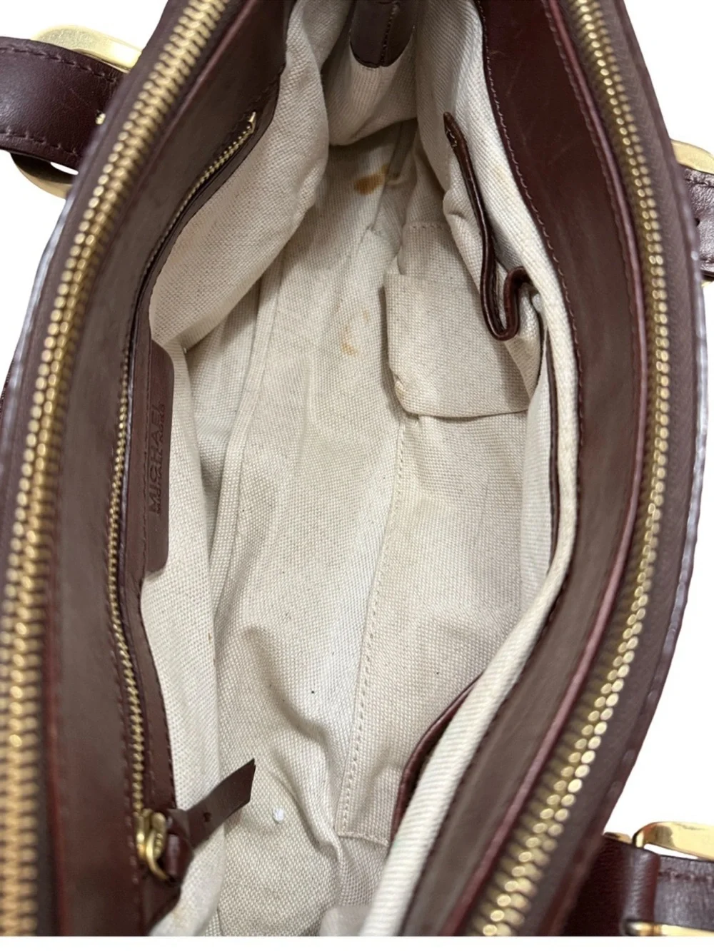 Michael Kors Classic Brown Leather Shoulder Bag - Women